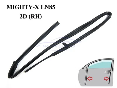 FRONT RIGHT DOOR GLASS RUN CHANNEL FELT SEAL FOR TOYOTA HILUX LN85 2DR 1988-97 - Image 1 of 4