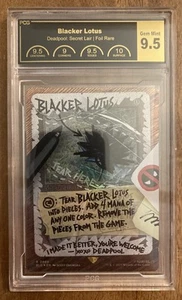 GEM MINT PCG 9.5 MTG Deadpool Secret Lair #869 Blacker Lotus 2025 - Picture 1 of 2