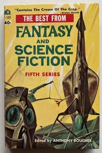 The Best From Fantasy & Science Fiction Fifth Series Boucher 1956 Ace Paperback - Picture 1 of 6