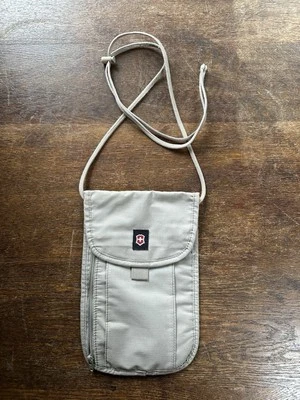 Victorinox Deluxe Multi-Pocket Concealed Neck Pouch  5.75" (Khaki) Travel Wallet - Image 1 of 4