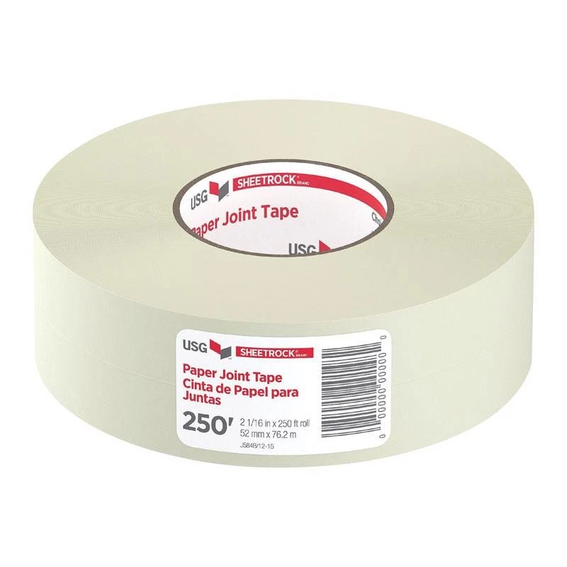 USG SHEETROCK Sheetrock 382175 White Paper Joint Tape 250 L ft. x 2-1/16 W in. (Pack of 20)