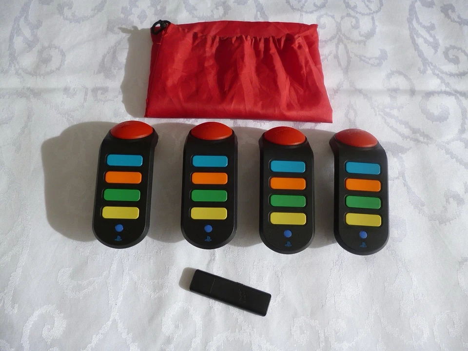 BUZZ! Wireless Buzzer mit Empfänger - Buzz Controller - Sony Playstation 3 | PS3 - Bild 1 von 1