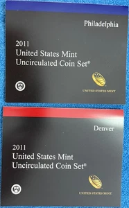 2011 P&D complete 28-coin uncirculated U.S. MINT SET - Picture 1 of 4