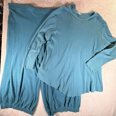 Conjunto de 2 pantalones térmicos de algodón orgánico Blue Fish Barclay para mujer de colección leer Foto 1 de 4
