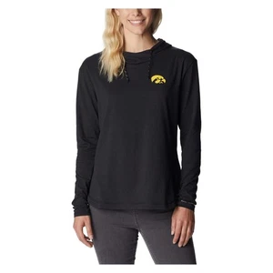 Columbia Damen Iowa Hawkeyes Sun Trek Hoodie schwarz XX-Large - Bild 1 von 6