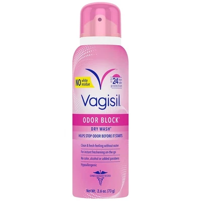 Vagisil Bloque de Olores Spray de Lavado en Seco para Higiene Femenina Ginecólogo Probado Hy... Foto 1 de 4