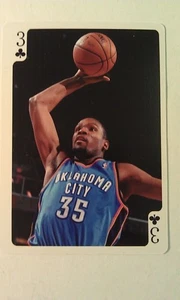Kevin Durant OKC NO MORE 3 Clubs All Star NBA Playing Card China RARE ODDBALL - Picture 1 of 2