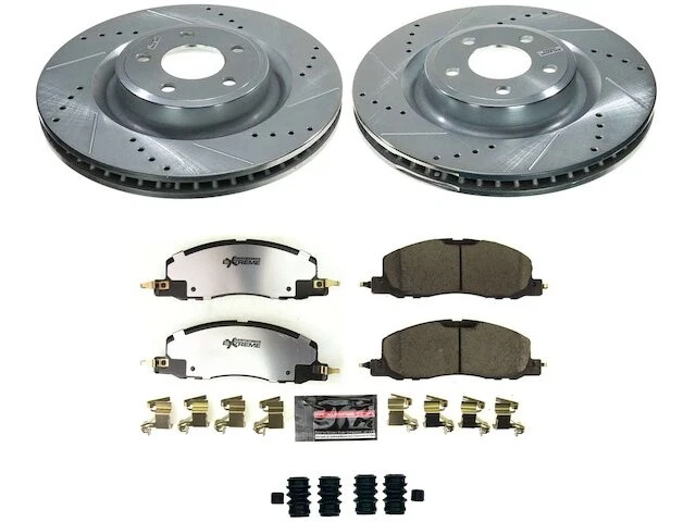 Kit de pastillas de freno delanteras y rotor para Ford Lincoln Explorer Aviator 20-25 GAS KW69W9 Foto 1 de 1