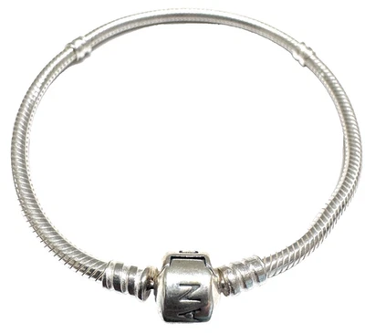 Authentic Pandora Moments Sterling Silver Bracelet 590702HV-19 cm/7.5" - Image 1 of 4