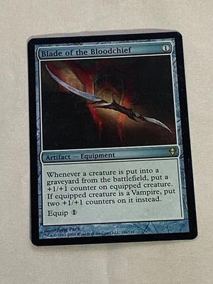 MTG FOIL Blade of the Bloodchief Zendikar Magic the Gathering - Image 1 of 2