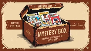 Baseball - 30+ Card Mixed Variety Pack, Vintage 1959 - 2025 (NM) - Topps - Picture 1 of 1