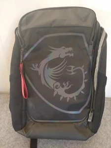 MSI TITAN Gaming Backpack Black Polyester NEW/UNUSED 15.6"-17.3" - Picture 1 of 6