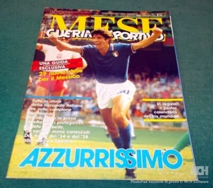 GUERIN SPORTIVO MESE Anno 2 n. 3 "Azzurrissimo" Poster Centrale Tris Mundial - Imagen 1 de 5
