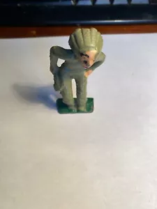 Figura de metal vintage de nativos americanos I-347N - Imagen 1 de 4