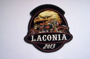 Biker-aufnäher  bike week  Laconia  2013 ca 10x10 cm  - Picture 1 of 1