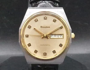 BULOVA Herren Quarz Uhr ACCUTRON Swiss 1413.11 Tag/Datum 35mm WR um 1970 - Bild 1 von 22