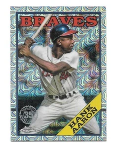 2023 Topps Series 2 HANK AARON Silver Pack Mojo -MILWAUKEE BRAVES- #2T88C-95 - Picture 1 of 1