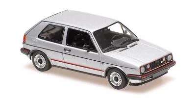 Volkswagen VW Golf 2 GTI Modellino Maxichamps In 1:43 Argento 940054126 - Immagine 1 di 2