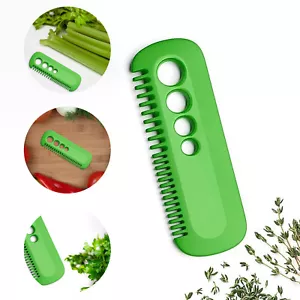 1PZ Spelafoglie Erbe Verdure: Utensile da Cucina per Chef e Appassionati Casa - Foto 1 di 6