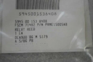 CP CLARE REED RELAY PRME15005AB 380 OHM 4 PIN 1PST 5V DC NEW - Picture 1 of 2