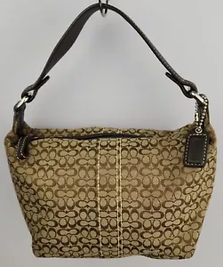 Coach Signature Mini C kleine Handtasche Henkeltasche Kosmetikkoffer - Bild 1 von 13