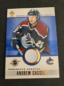 2002-03 PRIVATE STOCK ANDREW CASSELS #98 GAME-WORN JERSEY
