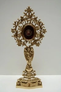 + Ornate Angel Reliquary for your Relic + Nice 15" size + chalice co. + - Picture 1 of 5