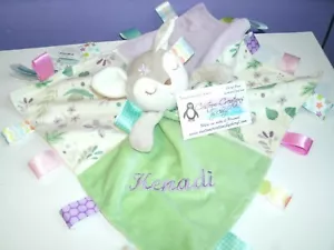 Individuelle Rehkitz Taggie Sicherheitsdecke, personalisierte Security Fawn Taggie - Bild 1 von 12