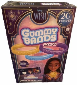 WISH DISNEY MOVIE GUMMY BANDS FRIENDSHIP EXCHANGE 20 PCS PARTY FAVOR 1/25 NEW - Picture 1 of 7