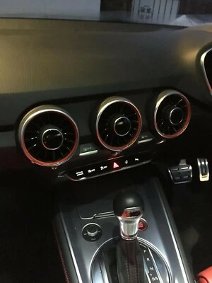 Genuine MK3 Audi TTRS Air Vents with red ring - Image 1 of 4