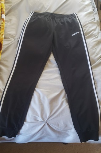 Pantaloni della tuta Adidas donna neri taglia M jogger anteriori piatti