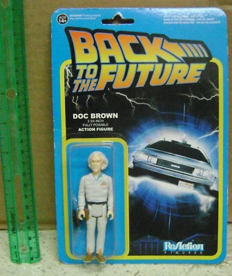 Figura Regreso al Futuro Doc Brown Reflexión 4" Nueva en Caja Excelente Estado 2015 Foto 1 de 2
