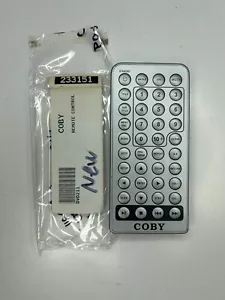 Coby DVD Player Remote Control, OEM NOS for DVD217, DVD206, DVD210, DVD211 + - Picture 1 of 2