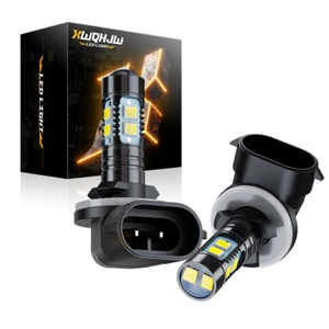 For HYUNDAI Elantra 2007-2013 6000K Lamp Super Bright 2x 881 LED Fog Light Bulbs - Foto 1 di 10