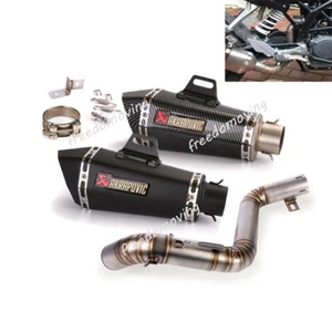 51mm Mid Exhaust Link Pipe Muffler Baffle Modified For DUKE 390 200 2012-2016 - Picture 1 of 12
