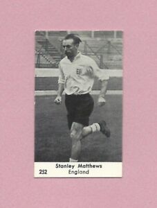 1957-58 Swedish Sport 420-Series #252 Stanley Matthews England