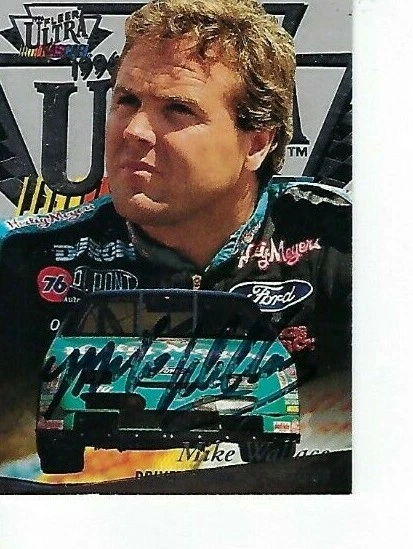 MIKE WALLACE SIGNED 1996 FLEER ULTRA #109 - NASCAR - Image 1 of 1