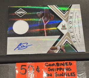 💥#/249 ROOKIE AUTOGRAPH JERSEY💥 Keith Gallon 2010-11 Limited RC BUCKS Oklahoma