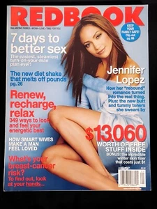 Redbook Magazine January 2002 Jennifer Lopez Rebound Romance - 7 Days Better Sex - Picture 1 of 1