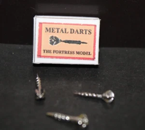 DOLLS HOUSE MINIATURE 3 Metal Darts ( Boxed ) - Picture 1 of 1