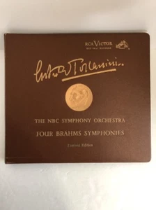 BRAHMS Four Symphonies ARTURO TOSCANINI RCA NBC 3 LP Set LTD Edition Numbered - Picture 1 of 5