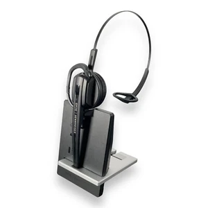 EPOS Sennheiser D10 Phone Wireless Headset Ear hook & Head band black - Picture 1 of 8