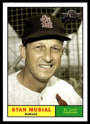 2004 Topps All-Time Fan Favorites Stan Musial St. Louis Cardinals #125 - Image 1 of 2