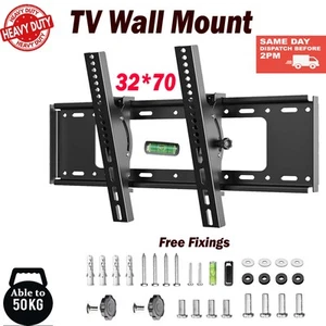 TV Wall Bracket Mount Tilt Full Motion for 32 40 42 50 55 58 60 65 70" Inch TVs - Picture 1 of 11