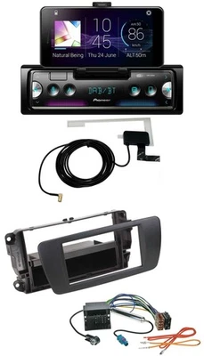 Pioneer DAB Bluetooth MP3 USB Autoradio für Seat Ibiza 6J ab 08 nitschwarz AN1 - Bild 1 von 4