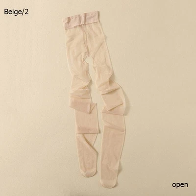 Mujeres Pantimedias Brillantes Medias Brillantes Cintura Alta Medias Regalo✔ Foto 1 de 4