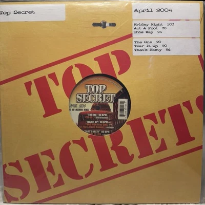 PITBULL, KANYE, LIL' JON "TOP SECRET APRIL 2004" VINYL 12" COMPILATION - LP Foto 1 de 4