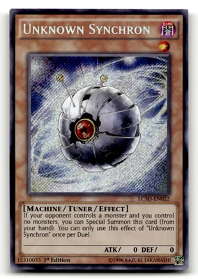 Unknown Synchron LC5D-EN022 1st Edition Secret Rare Legendary Collection 5D's LP - Image 1 of 2