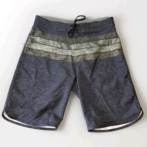 Pantalones Cortos de Natación Old Navy California Talla 32 Gris Verde Estampado Tropical 3 Bolsillos - Imagen 1 de 8