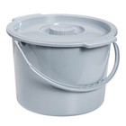 drive 11108 Commode Bucket 12 Quart With Plastic Handle And Cover 1 Ct